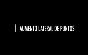 Palillo #09: Aumento lateral de puntos