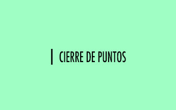 palillo cierre de puntos