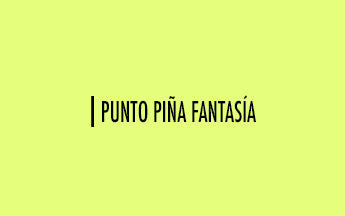punto piña fantasía