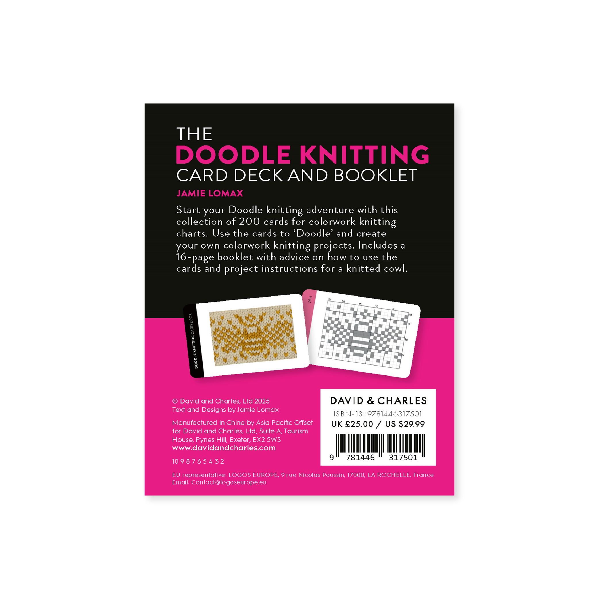 The Doodle Knitting Card Deck - Jamie Lomax