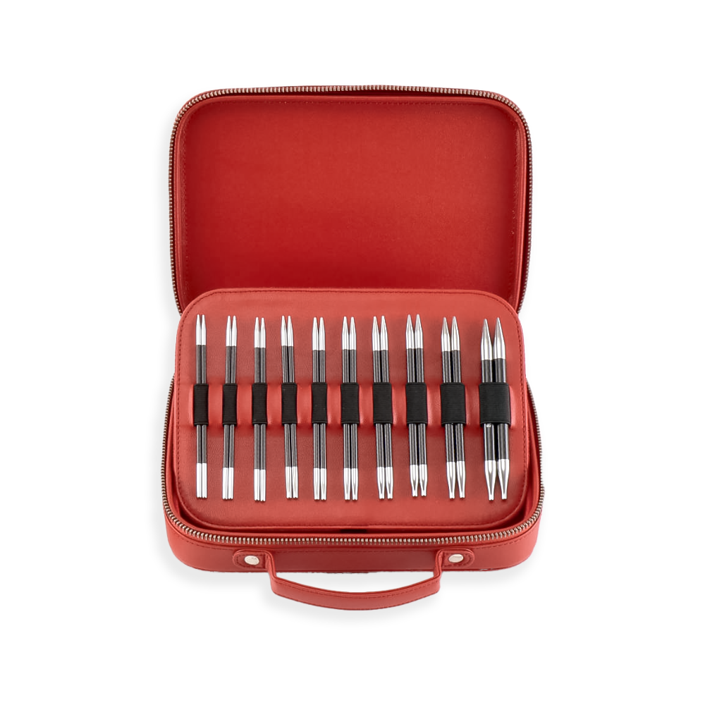 Set Palillos Intercambiables Karbonz Élan Edición Limitada - Knitpro