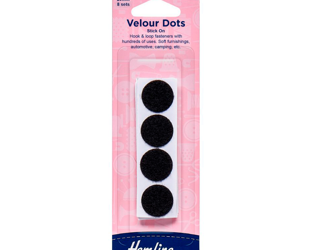 Velcro Circular Autoadhesivo 8 un Hemline