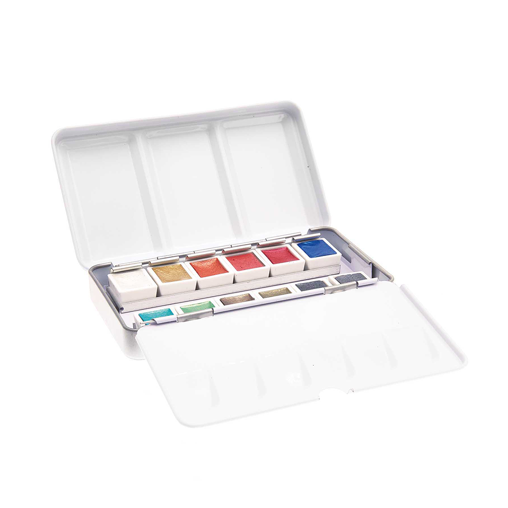 Acuarelas Art 12 Colores Metalizados