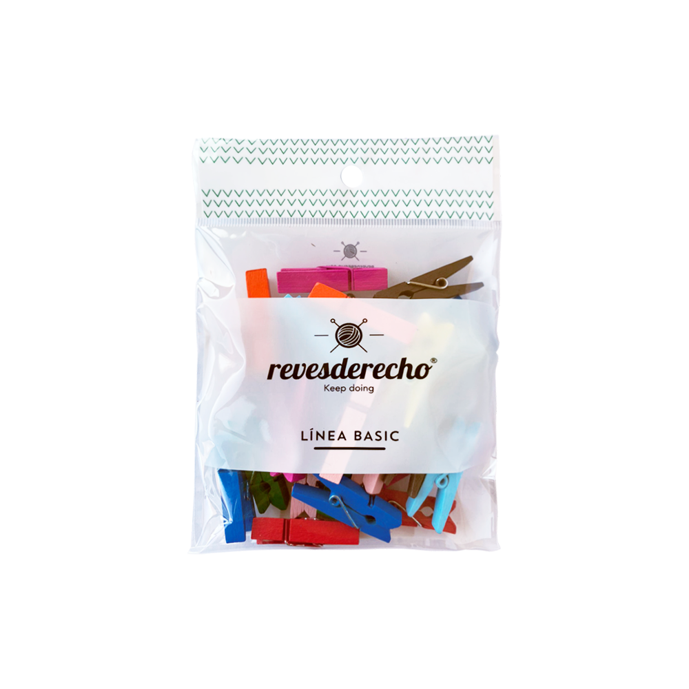 Mini Pinzas Colores 3,5cm 27 Un