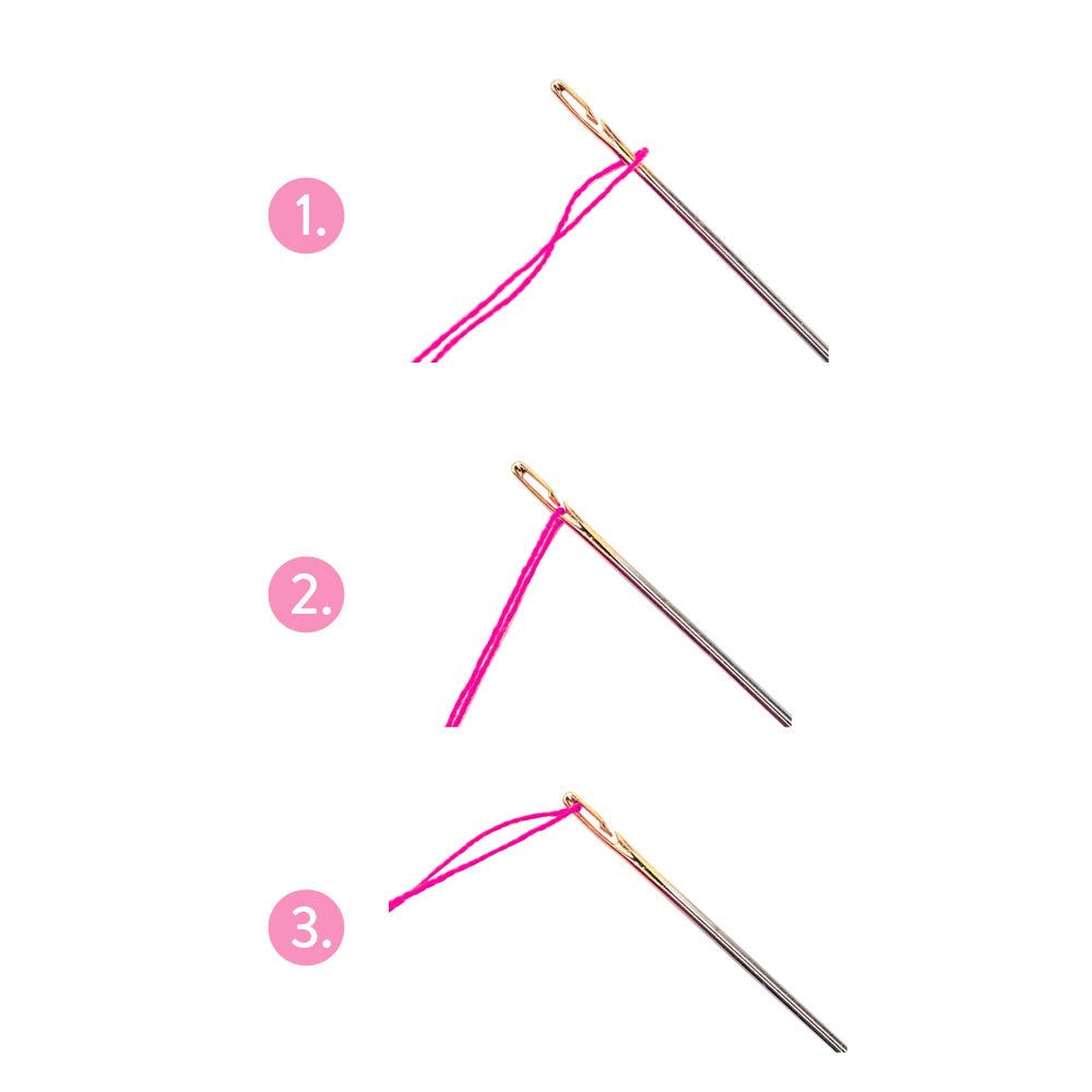 Aguja de Enhebración Lateral #4-8 9UN