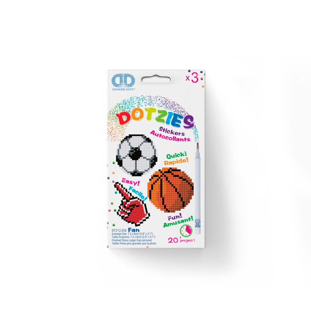 Stickers Sports 6.1 x 8.2 Cm - Diamond Dotz