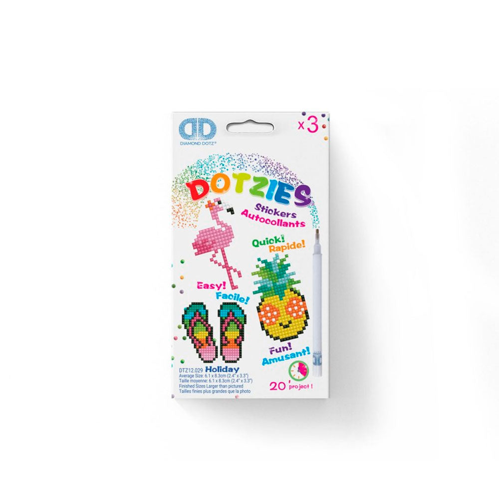 Stickers Holiday Fun 6.1 X 8.2 Cm - Diamond Dotz