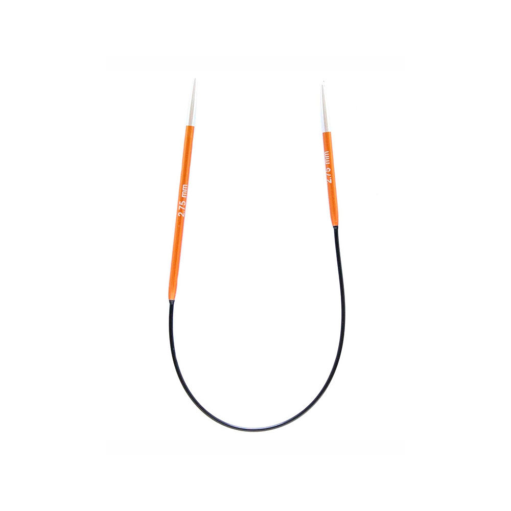 Palillo Circular Asimétrico Zing 25 cm - Knit Pro