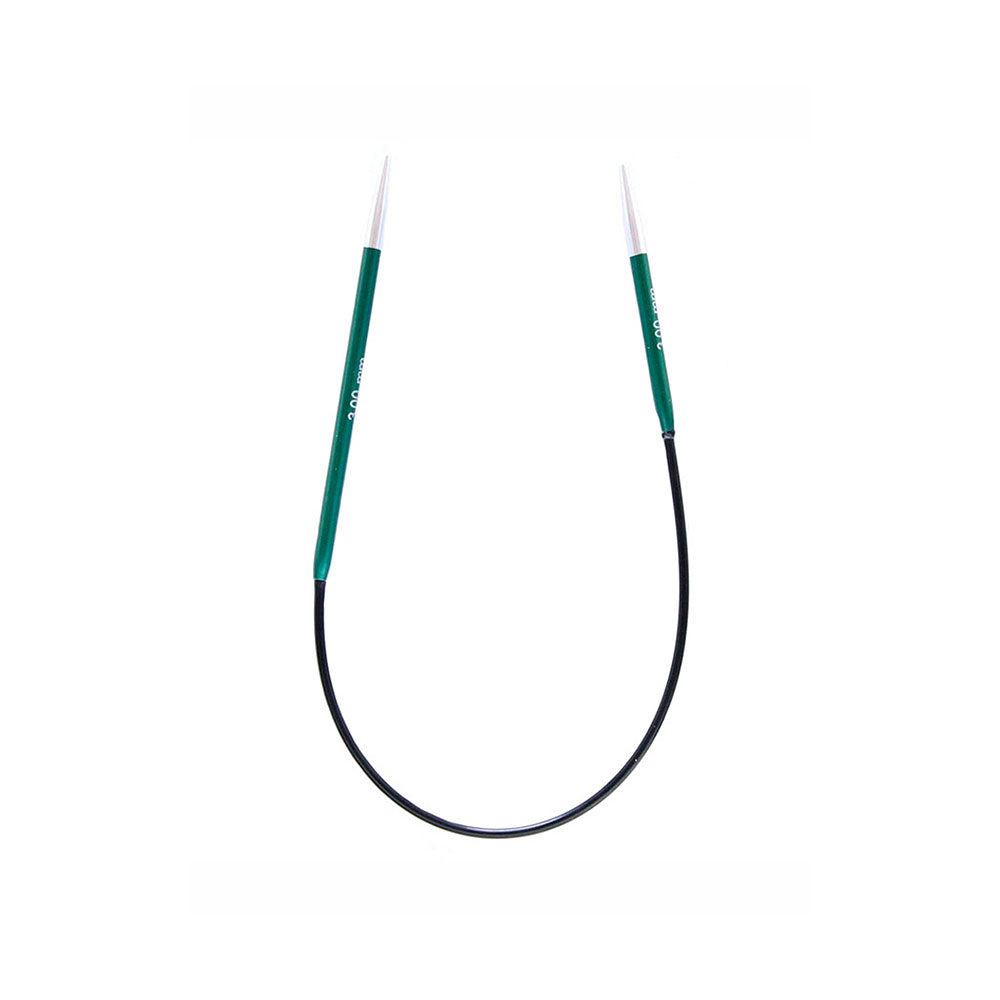 Palillo Circular Asimétrico Zing 25 cm - Knit Pro