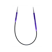 Palillo Circular Asimétrico Zing 25 cm - Knit Pro