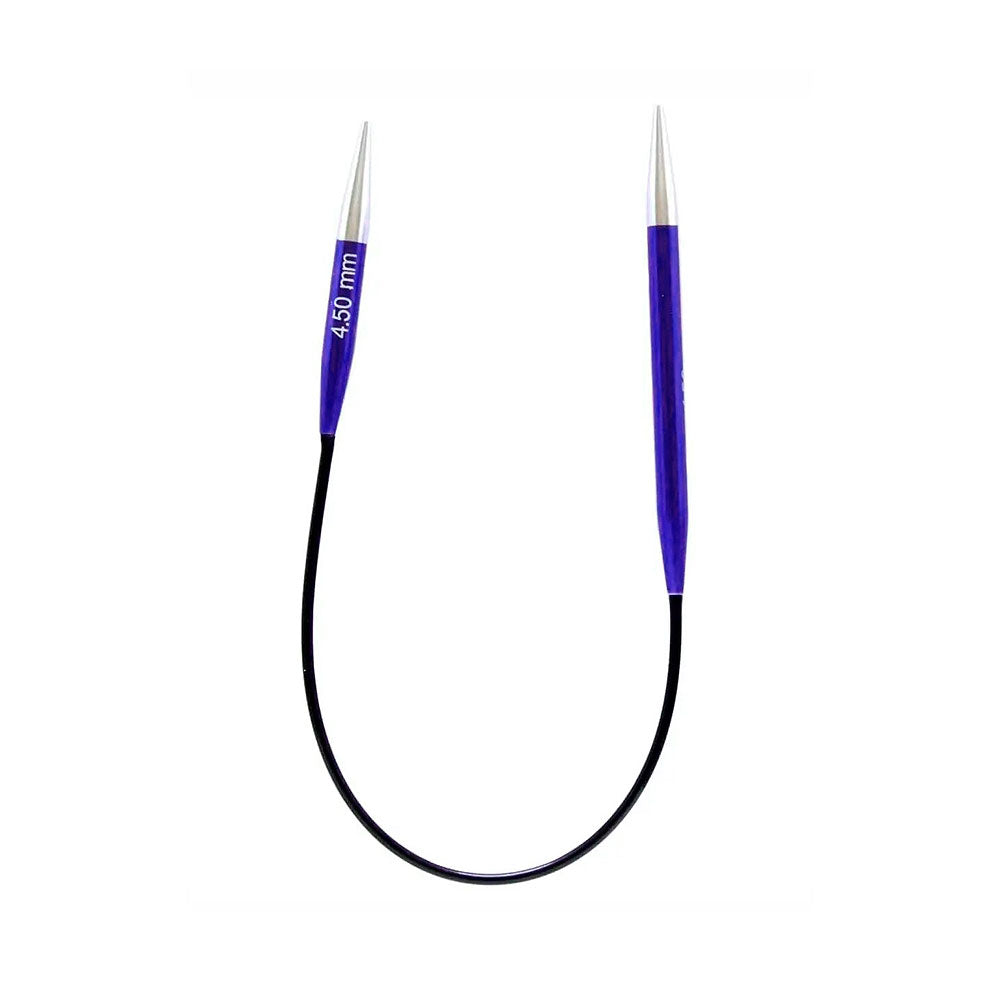 Palillo Circular Asimétrico Zing 25 cm - Knit Pro