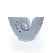 Porta Ovillo Plástico Gris 18CM