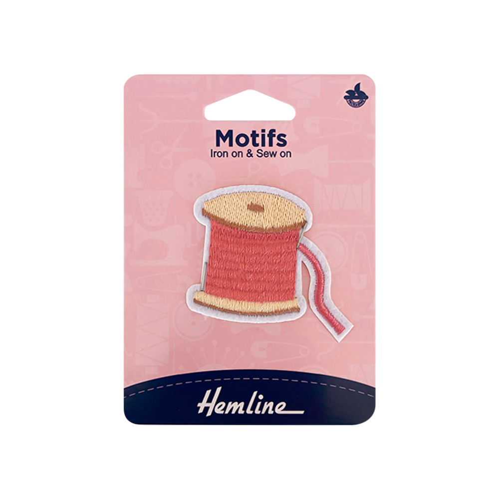 Parche Iron-On Bobina de Hilo 5X4CM