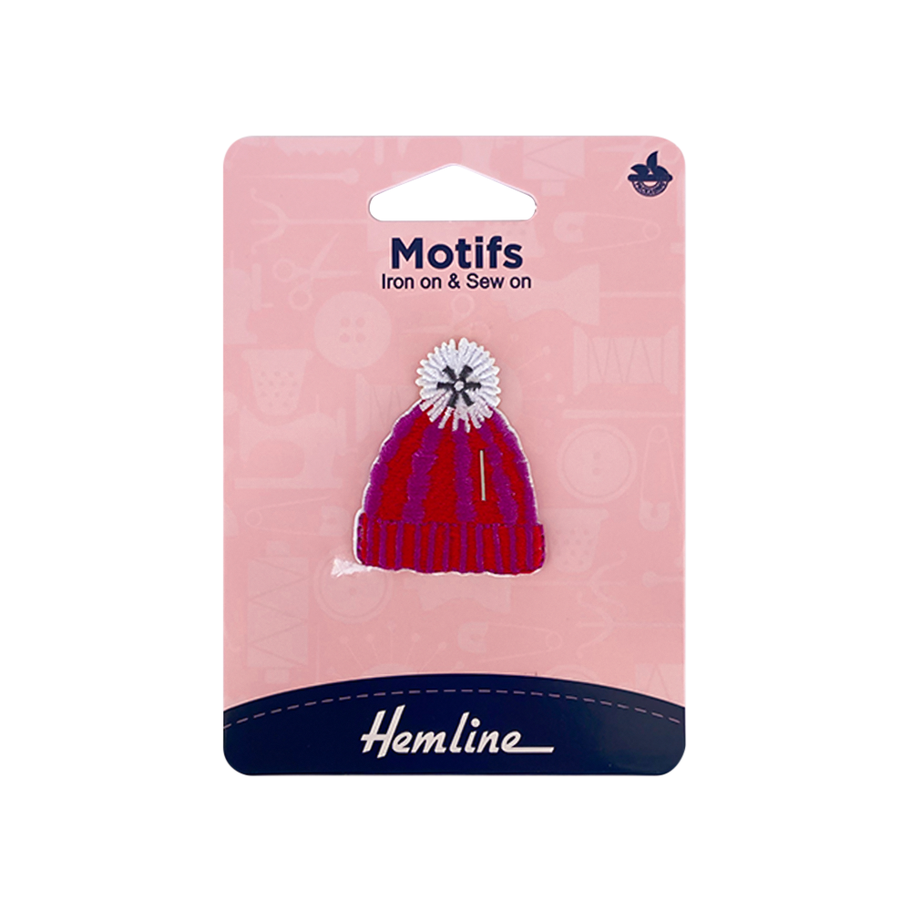 Parche Iron-On Gorro de Lana 4x4CM