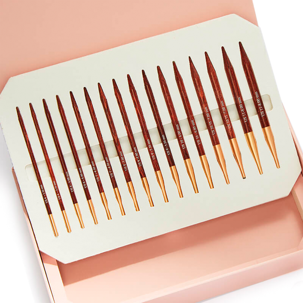 Set Palillos Intercambiables Symfonie Rose - KnitPro