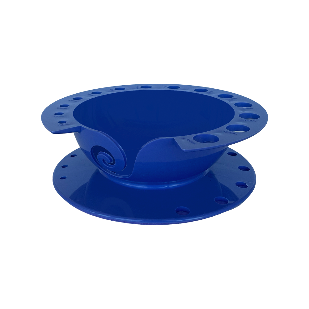 Porta Ovillo con Crochet