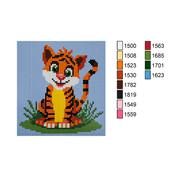 Esterilla Tigre 15x15