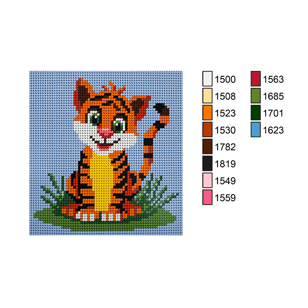 Esterilla Tigre 15x15