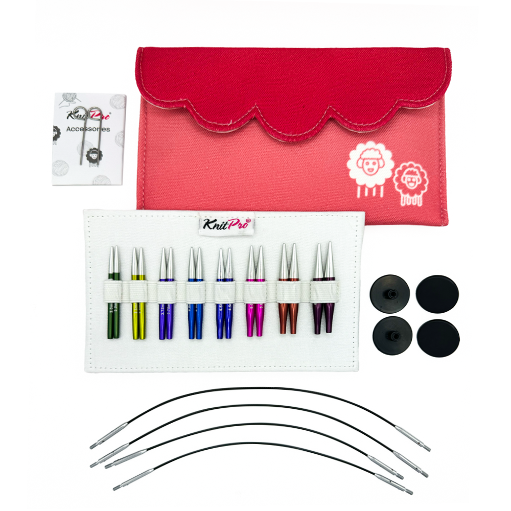 Set de Palillos Intercambiable Zing Mini 5 cm - KnitPro