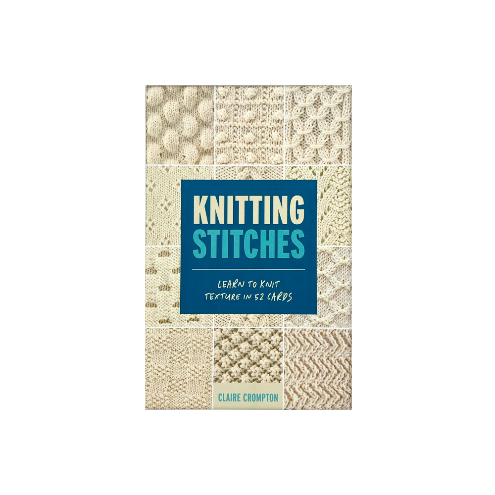 Knitting Stitches Card Deck - Claire Crompton