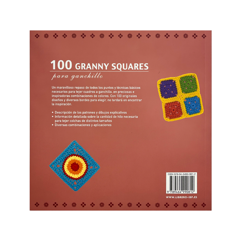 100 Granny Squares para Ganchillo - Leonie Morgan