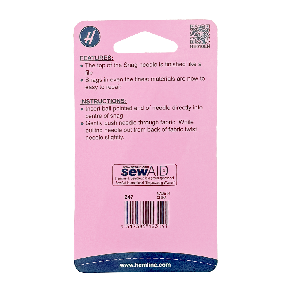 Aguja Reparadora de Enganches 8 Cm - Hemline