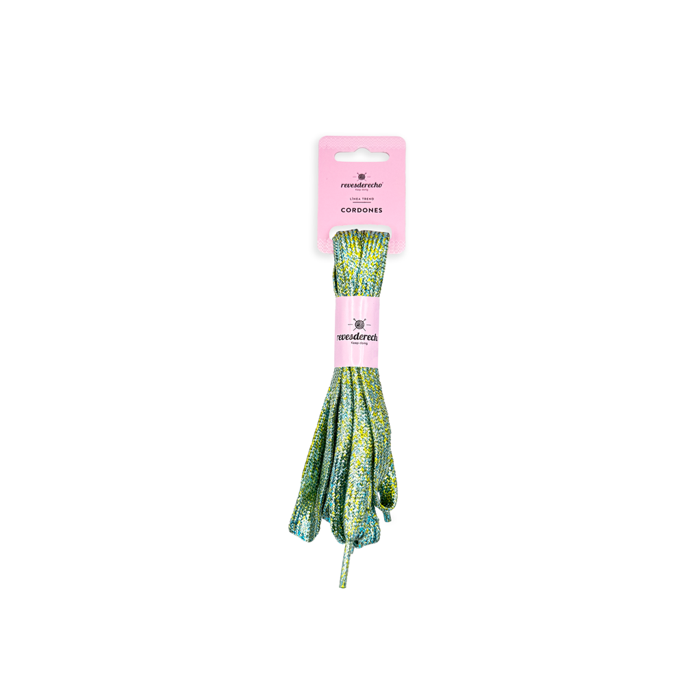 Cordones Planos con Glitter 110 cm - Revesderecho
