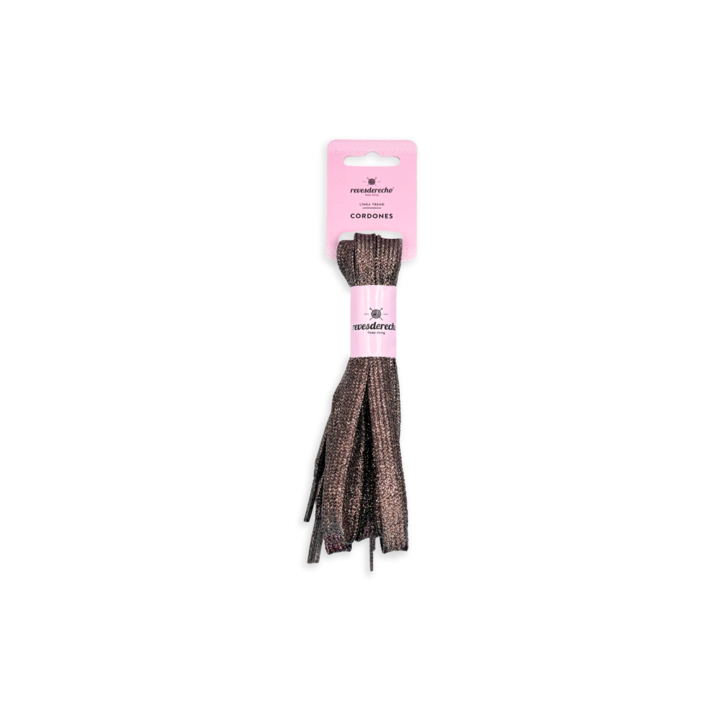 Cordones Planos con Glitter 110 cm - Revesderecho