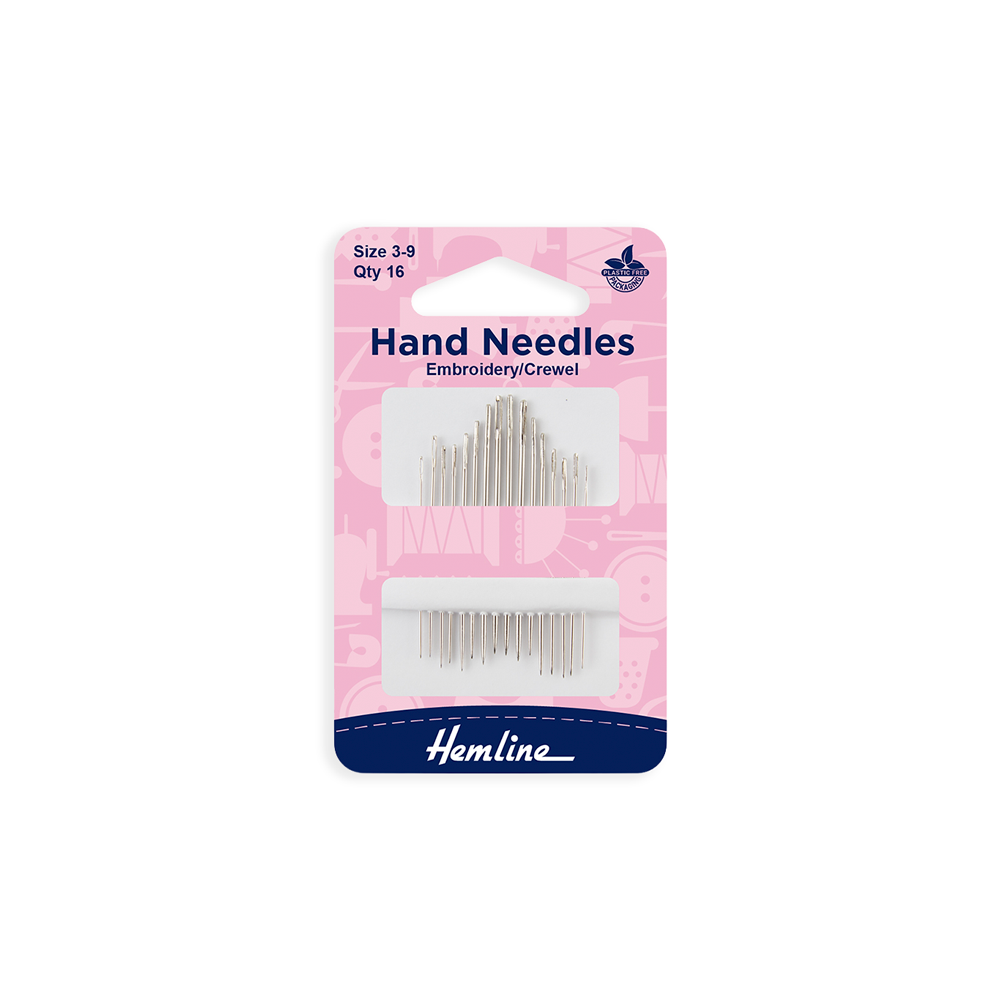 Aguja Crewel Para Coser A Mano #3-9 16 Un - Hemline