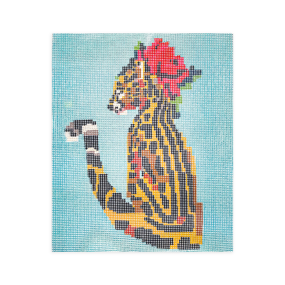 Esterilla Leopardo con Flores 50x60 I.Jullian