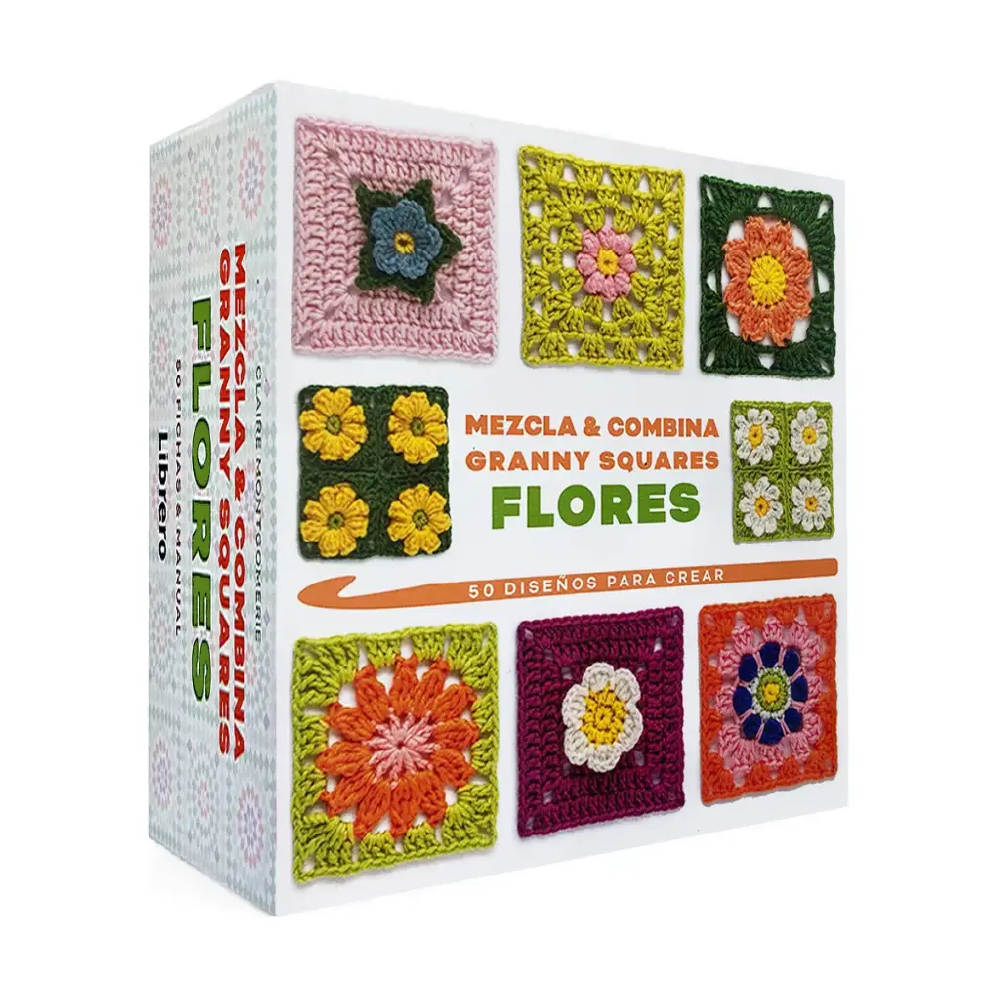 Mezcla & Combina Granny Squares Flores - Claire Montgomerie