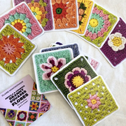 Mezcla & Combina Granny Squares Flores - Claire Montgomerie