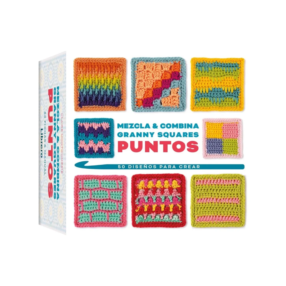 Mezcla & Combina Granny Squares Puntos - Claire Montgomerie