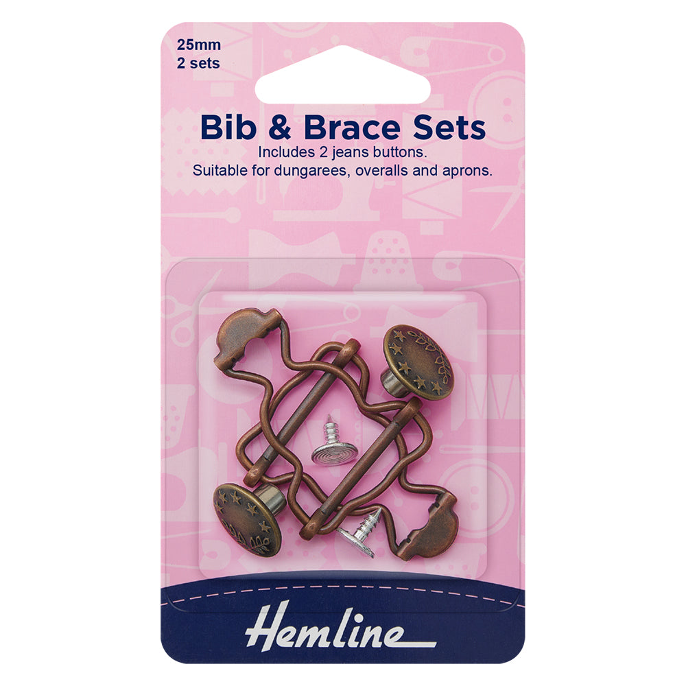 Juego de Hebillas para Jardinera 25 mm 2 Un - Hemline