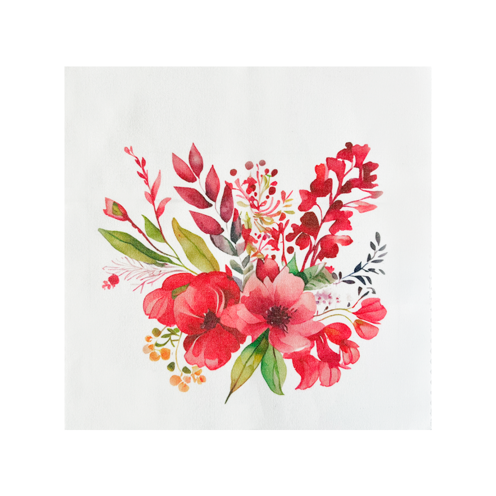 Tela Poly Marcada 25x25 Gardenias