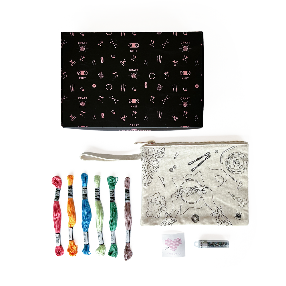 Kit de Bordado Estuche Stitch Lover - Revesderecho