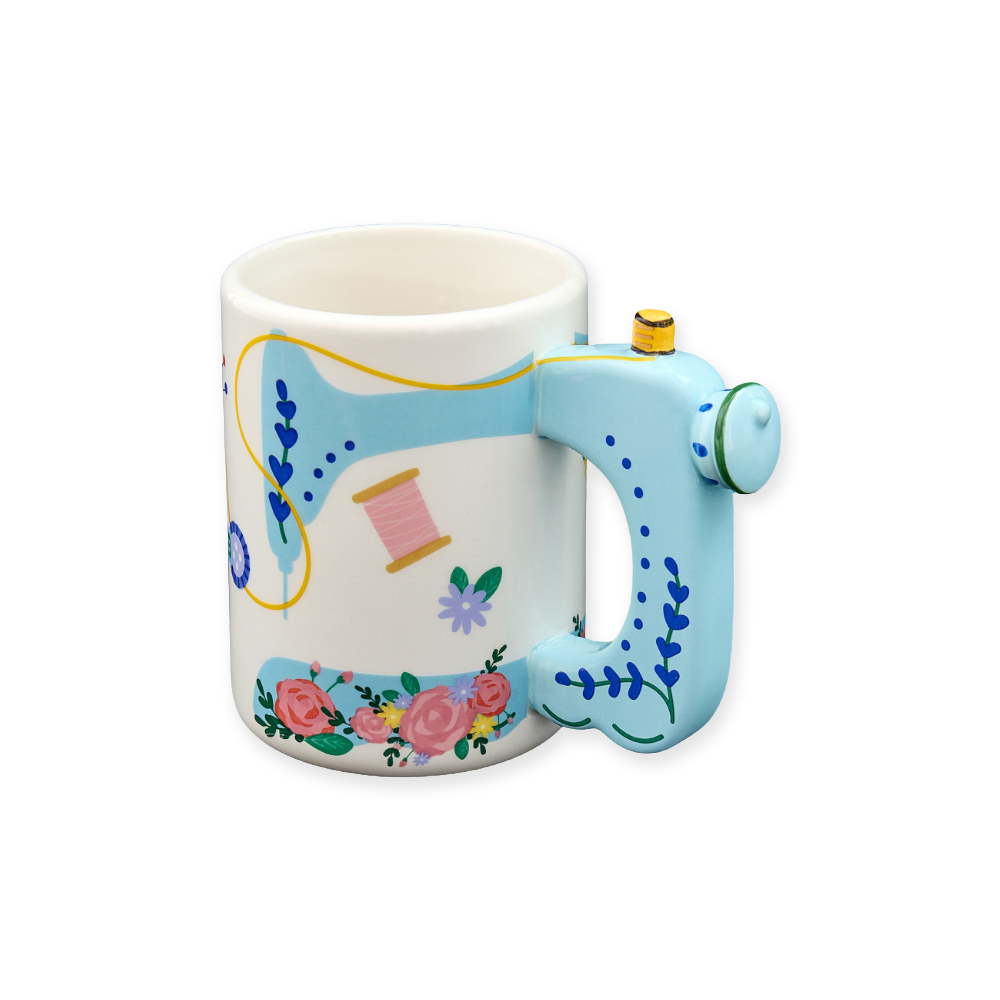 Mug Diseño Máquina de Coser 1 Un