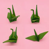 Patrón Grulla Origami