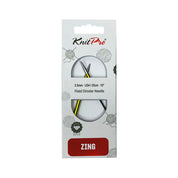 Palillo Circular Asimétrico Zing 25 cm - Knit Pro