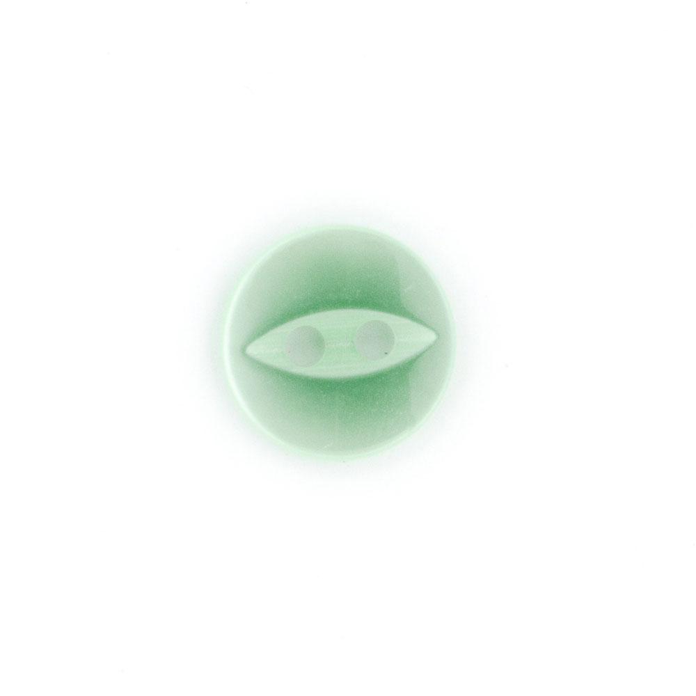 Bot&amp;oacute;n Pl&amp;aacute;stico Ojo de Pez Verde Lima