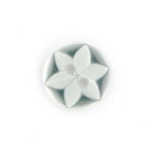 Bot&oacute;n Pl&aacute;stico Redondo Estrella Blanco