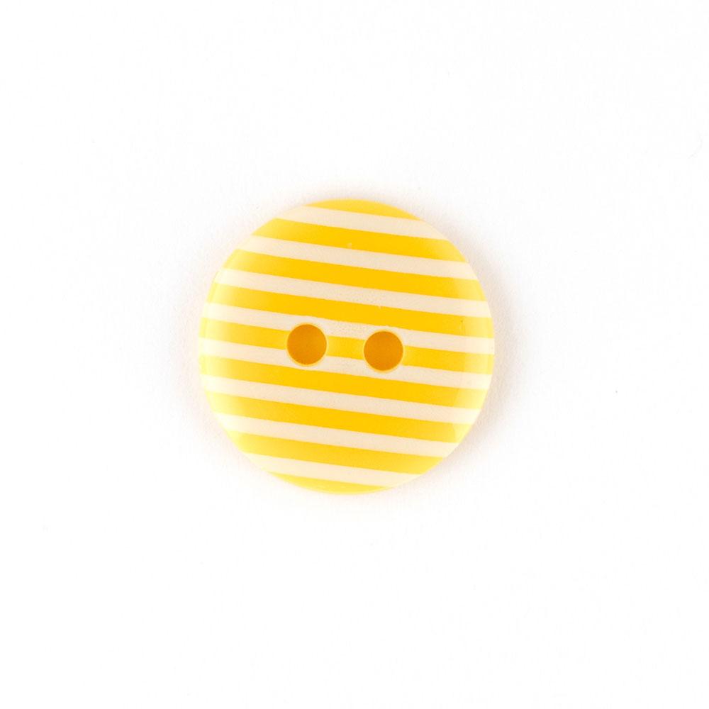 Bot&amp;oacute;n Pl&amp;aacute;stico L&amp;iacute;neas Amarillo
