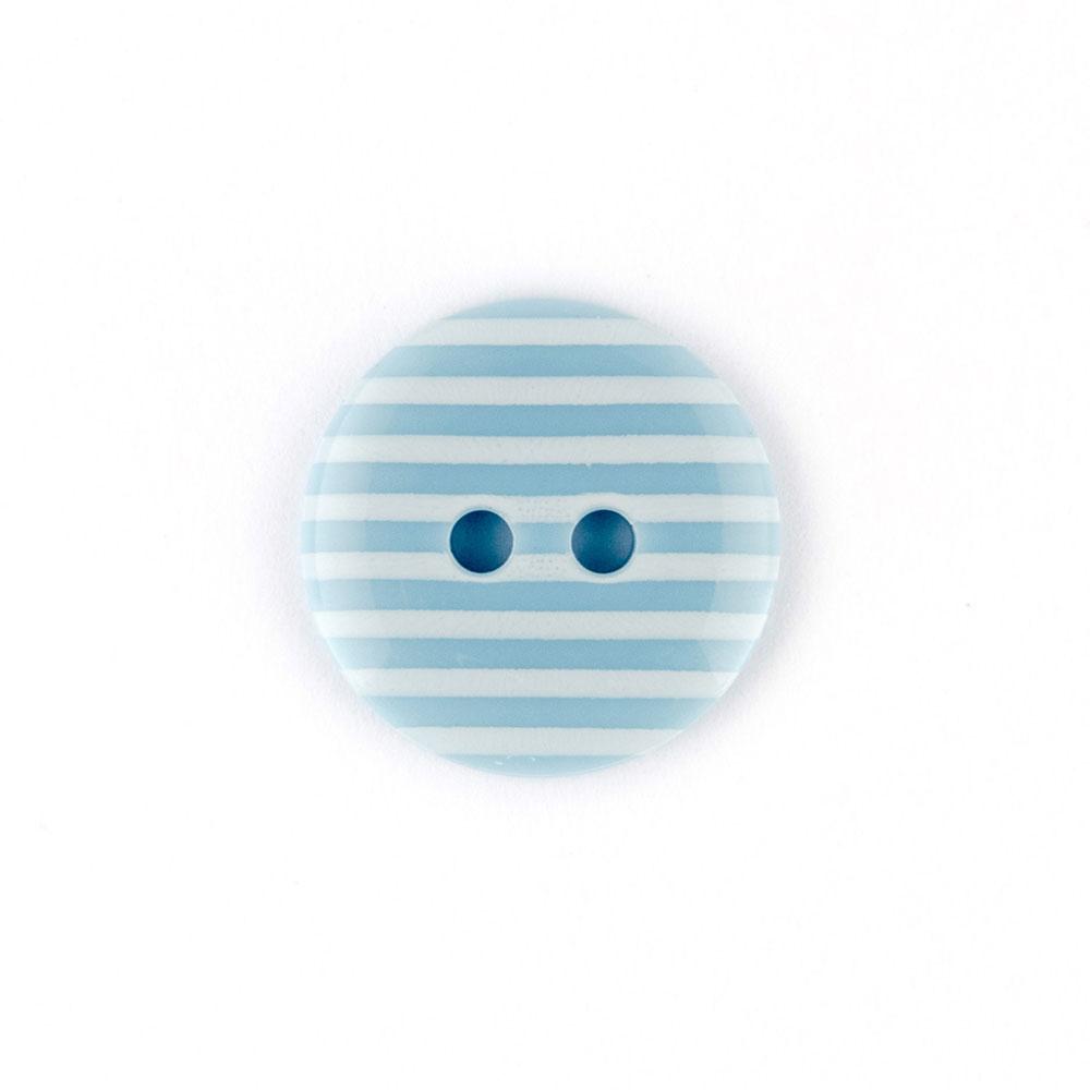 Bot&amp;oacute;n Pl&amp;aacute;stico L&amp;iacute;neas Celeste