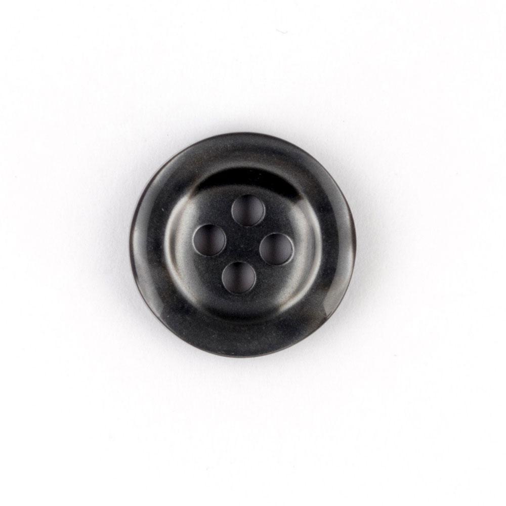 Bot&amp;oacute;n Pl&amp;aacute;stico Gris Brillante