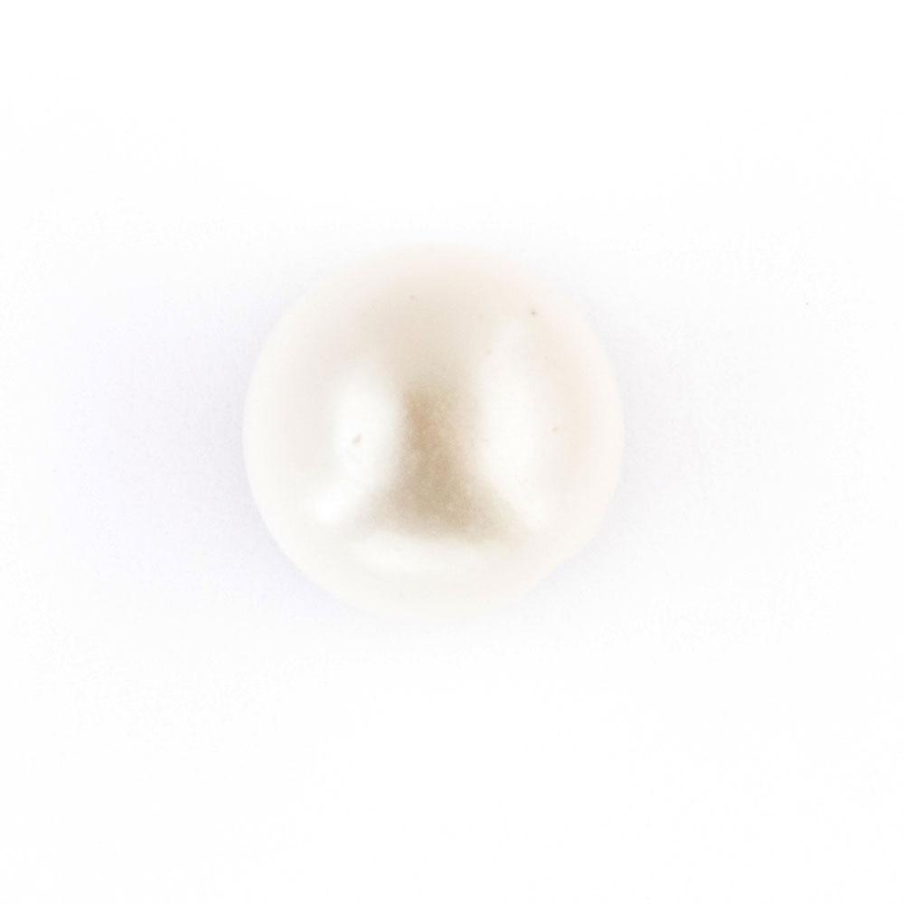 Bot&oacute;n Perla Redondo Crema