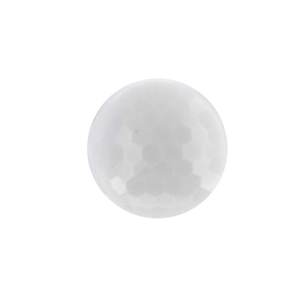 Bot&amp;oacute;n Pl&amp;aacute;stico Corte Diamante Blanco