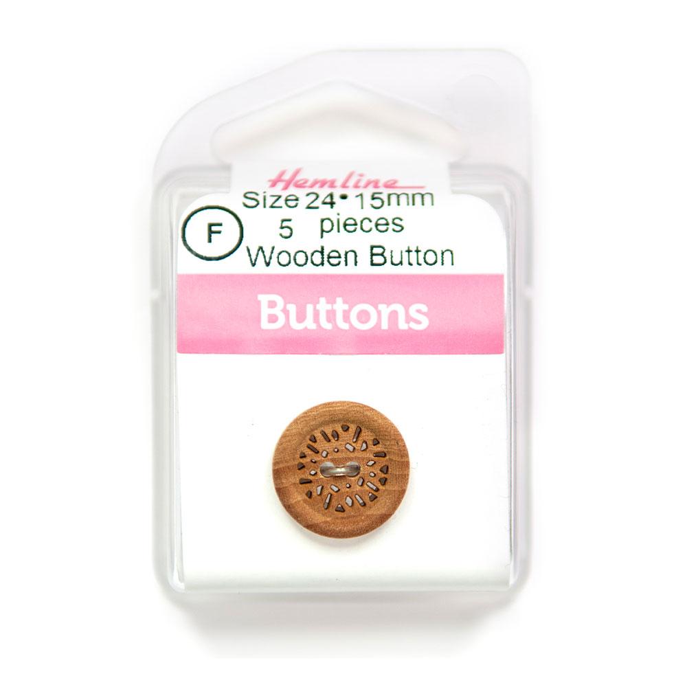 Bot&amp;oacute;n Madera Redondo