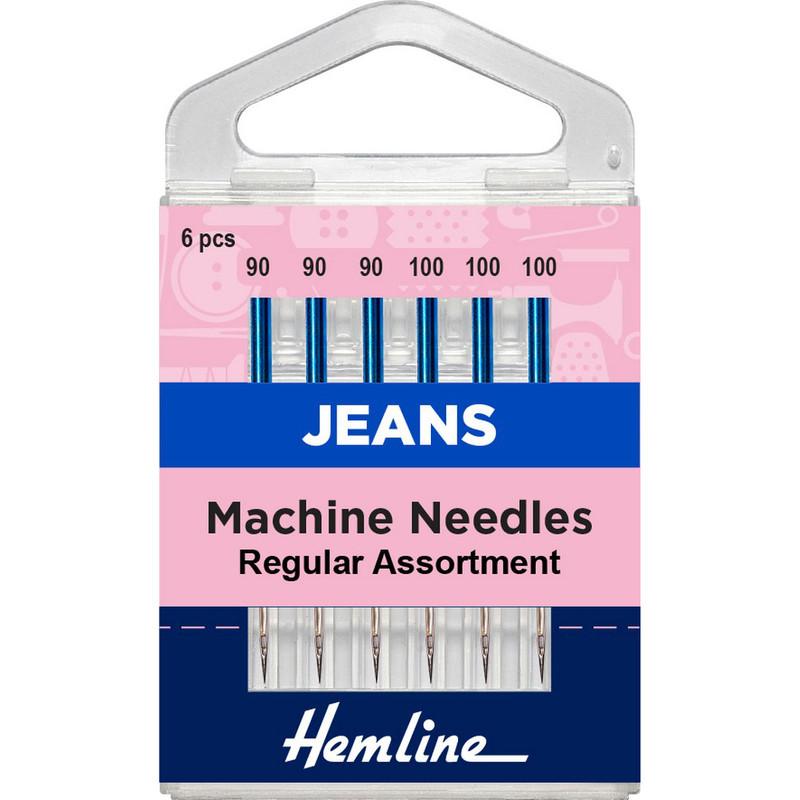 Aguja m&aacute;quina denim #100/16 Hemline