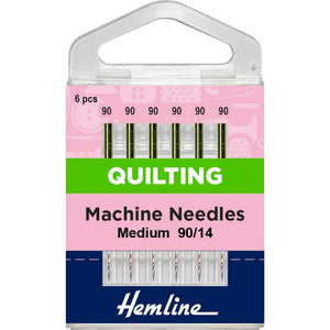 Aguja Máquina Quilting 90/14 6 Un