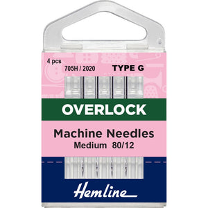 Aguja Máquina Overlock 80/12 4 Un